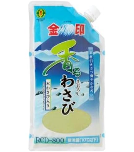 Amazon | 金印 冷凍 香る生おろしわさび 750g | ワサビ サッパリ 薬味